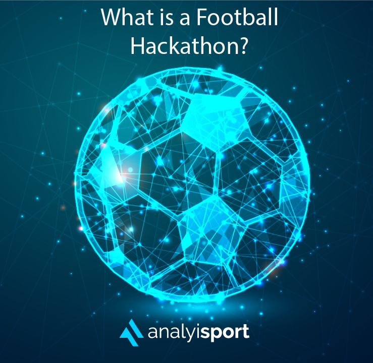 What is a football hackathon. Image of a computer generated football